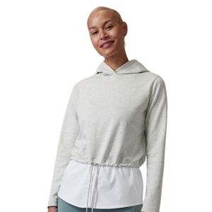 Athleta Women’s Long Sleeve Heather Grey Gallery Hoodie M